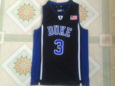 Maillot De Basket NCAA Duke University Grisson Allen 3 Embroidered Shirt Noir
